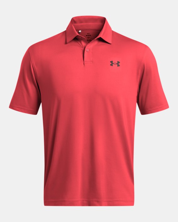 Polo UA Tee To Green pour homme, Red, pdpMainDesktop image number 2